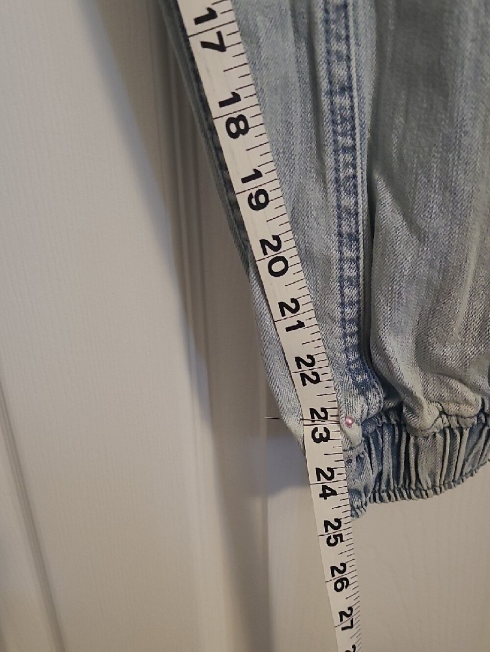 Hot Topic Light Blue Boyfriend Cargo Jeans - Picture 2 of 5